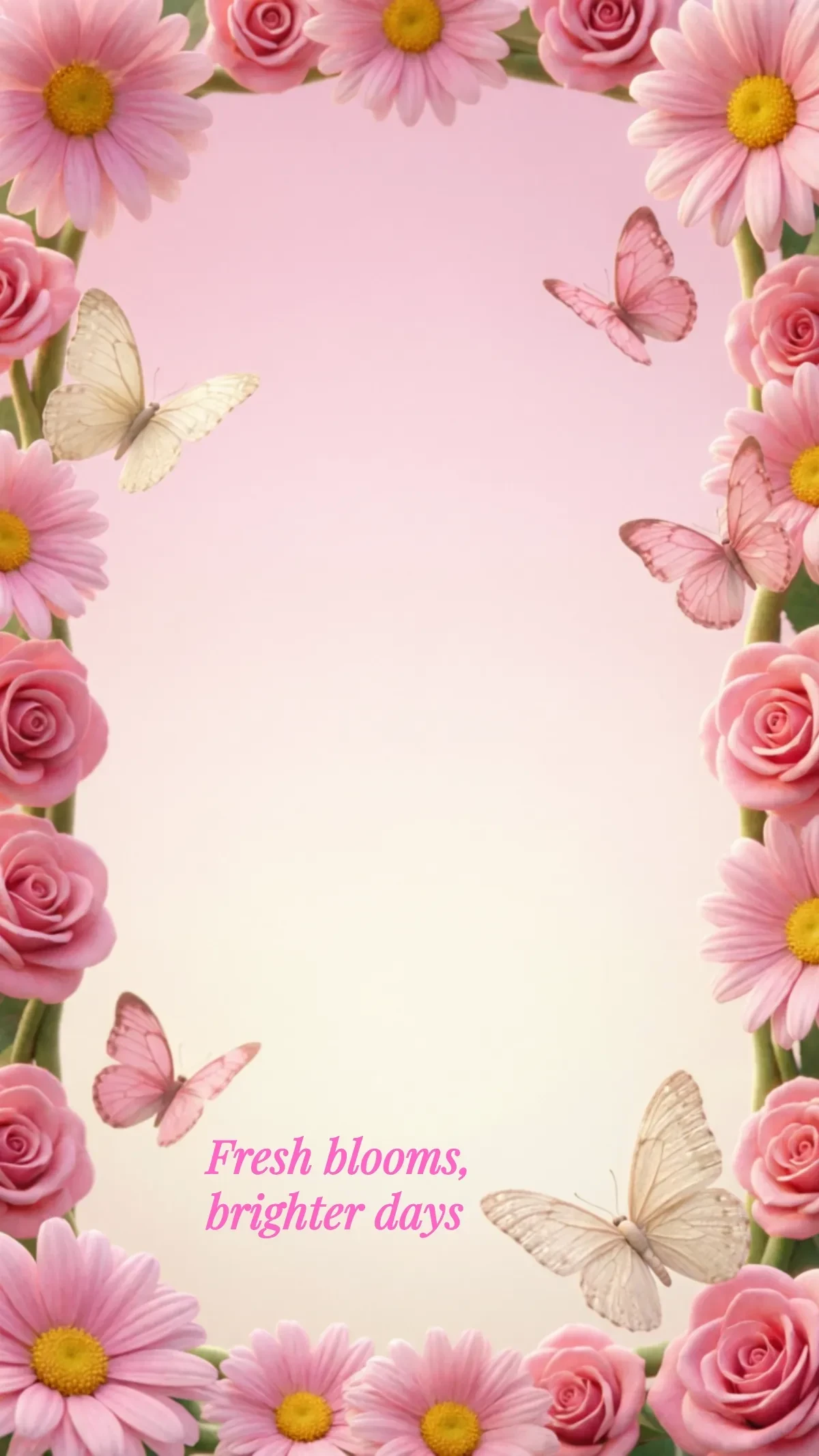 Free Floral Zoom Background Template to Edit Online