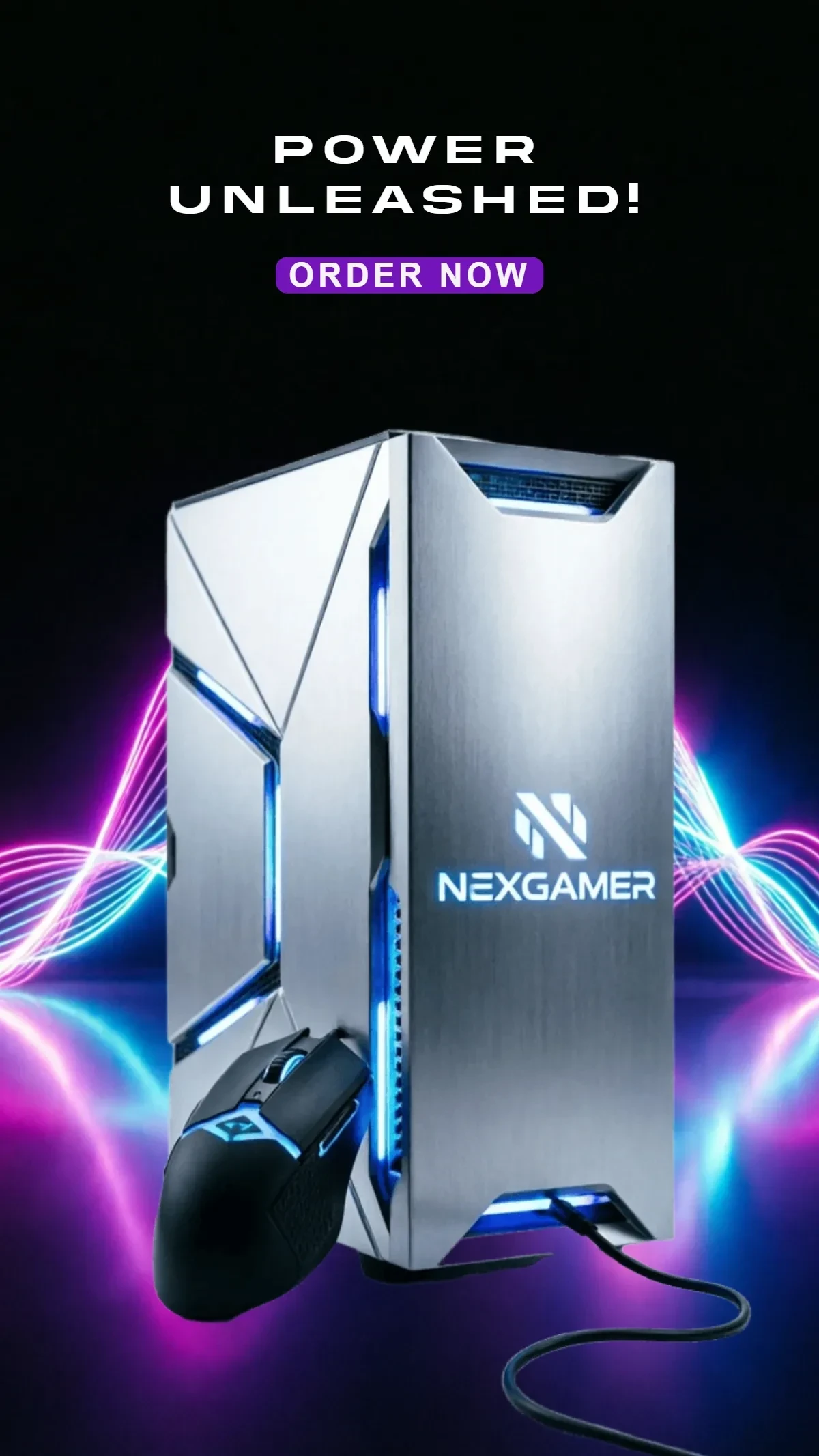 Free Energy Pulse Gaming Background Template to Edit Online