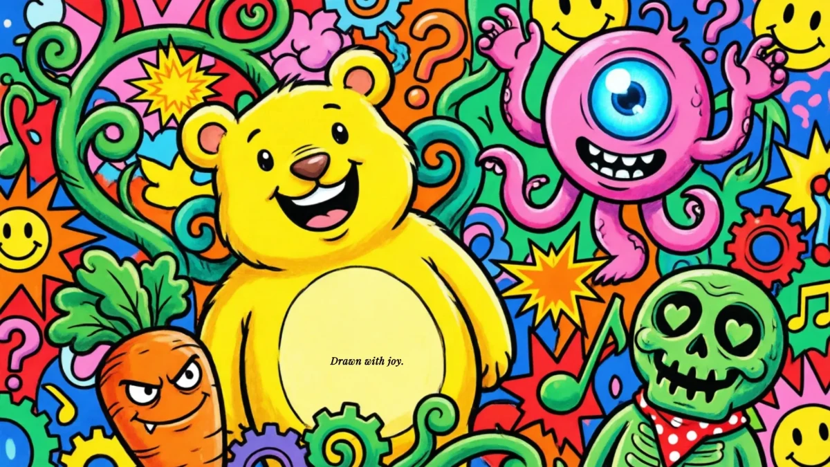 Free Doodle Pattern Background Template to Edit Online