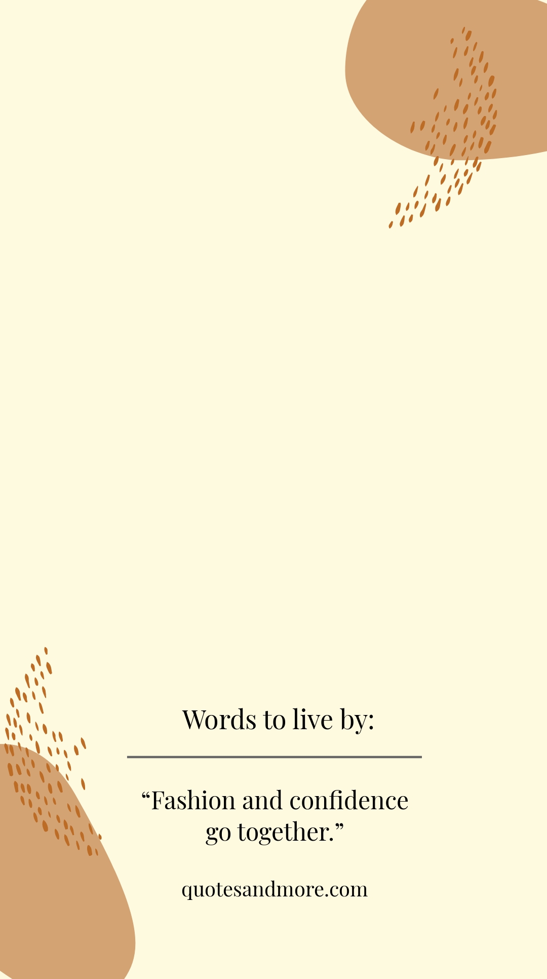 Fashion Quote Snapchat Geofilter Template