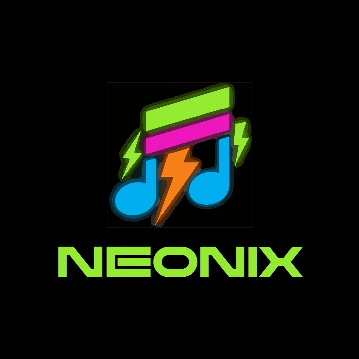 Free Neon Band Logo Template to Edit Online