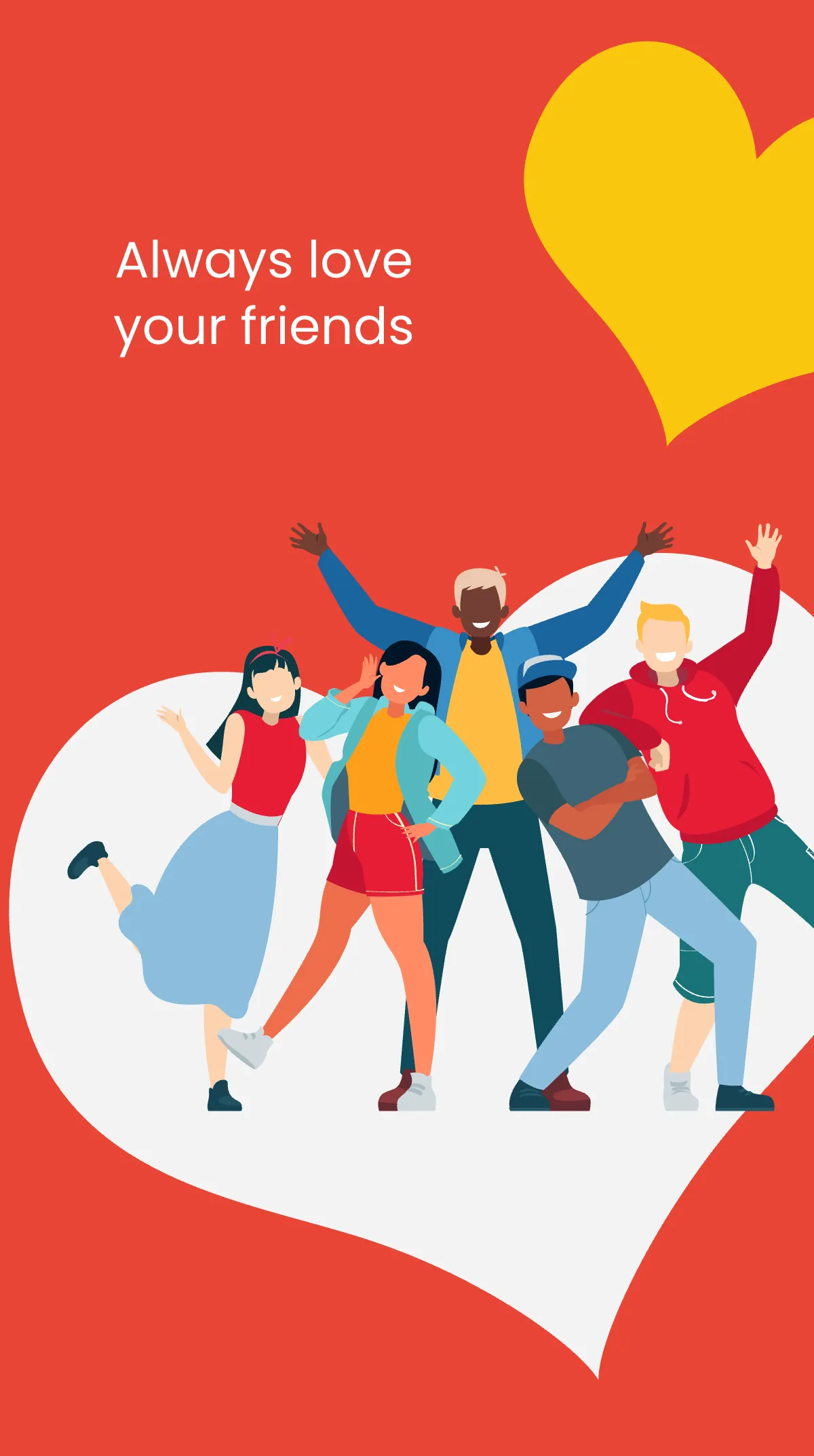 Friendship Quote Instagram Story Template