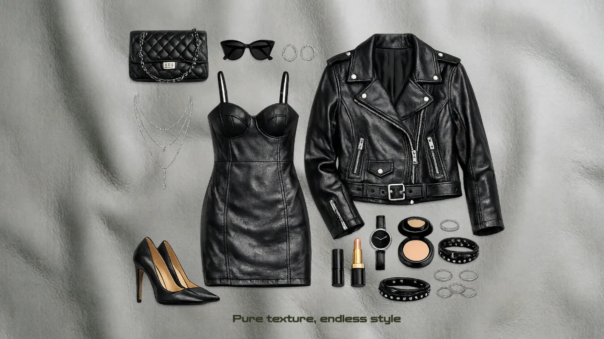 Free Leather Texture Fashion Background Template to Edit Online Free Leather Texture Fashion Background Template to Edit Online