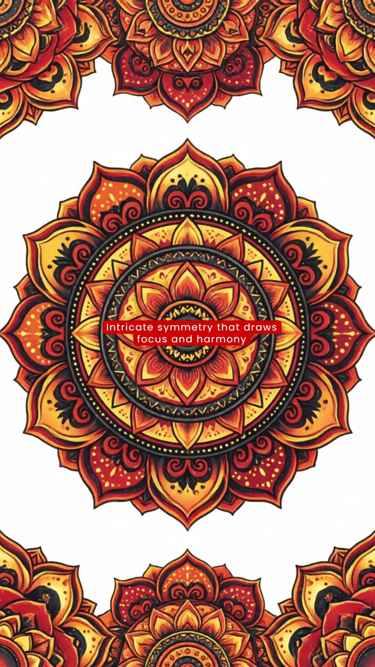 Free Mandala Pattern Background Template to Edit Online