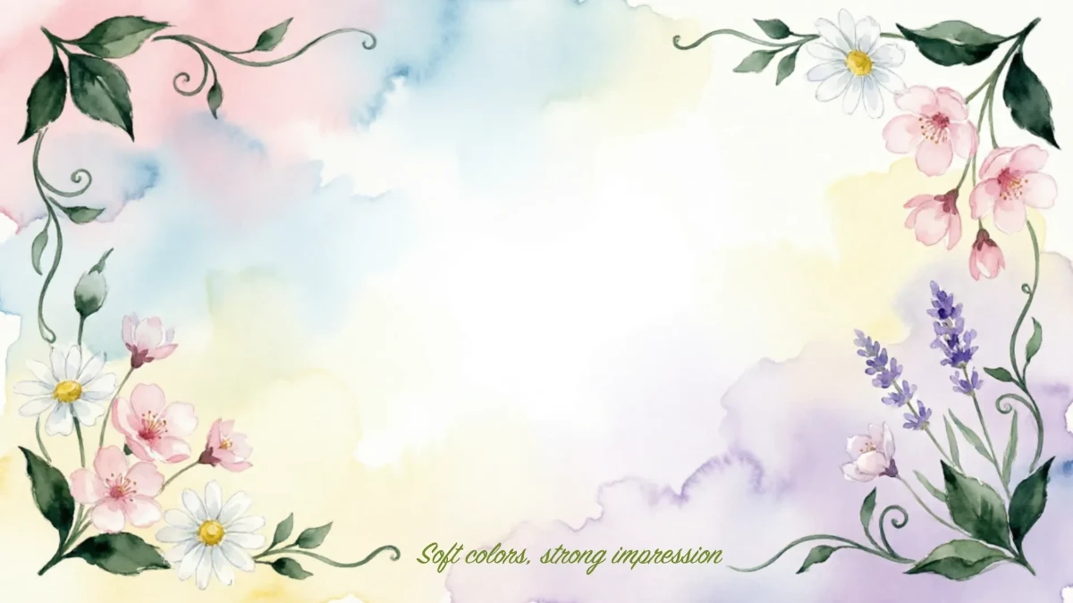 Free Watercolor Presentation Background Template to Edit Online Free Watercolor Presentation Background Template to Edit Online