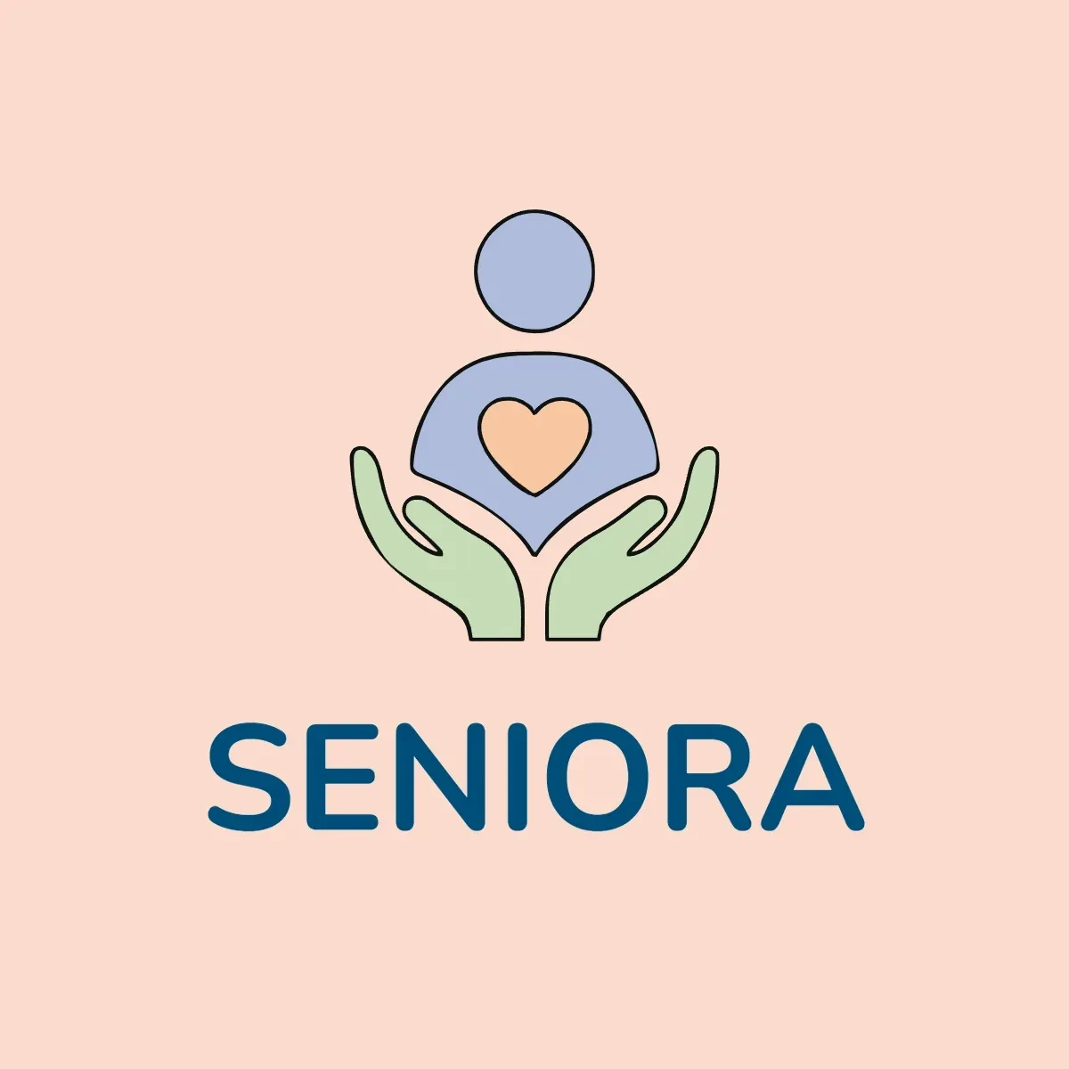 Free Senior Care Logo Template to Edit Online