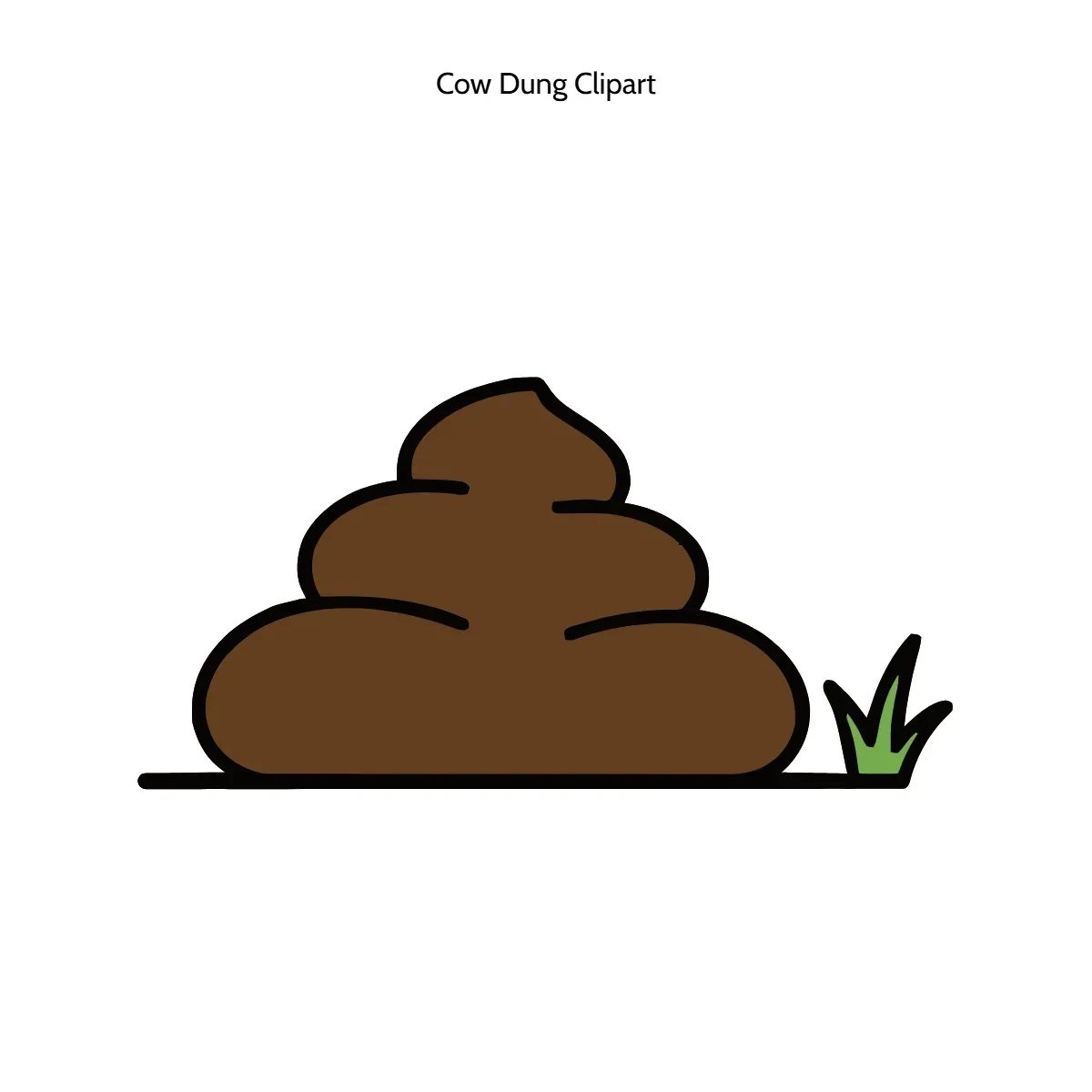 Free Cow Dung Vector Clipart (PNG, SVG) to Edit Online