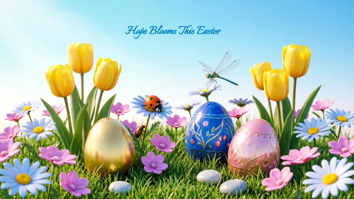 Free Easter Scenery Background Template to Edit Online