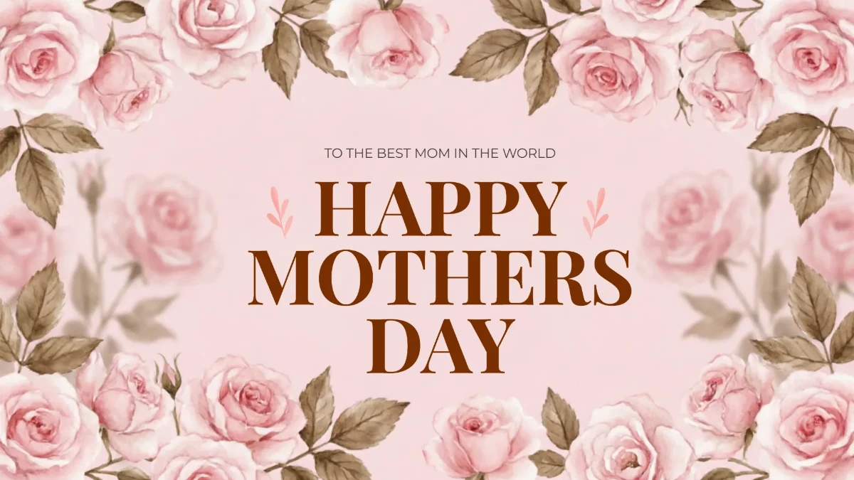 Free Handwritten Script Mother’s Day Background Template to Edit Online