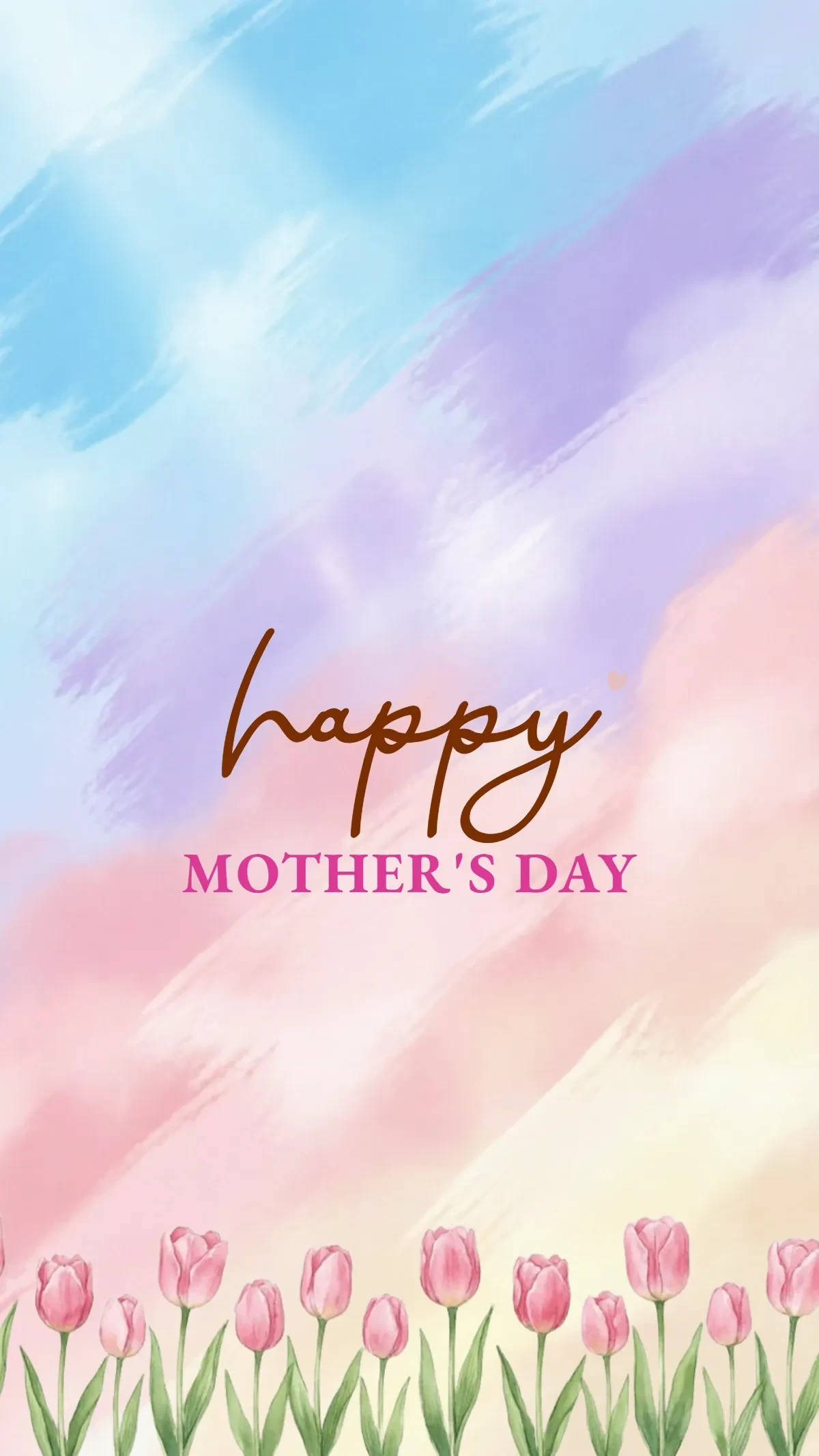 Free Pastel Gradient Mother’s Day Background Template to Edit Online
