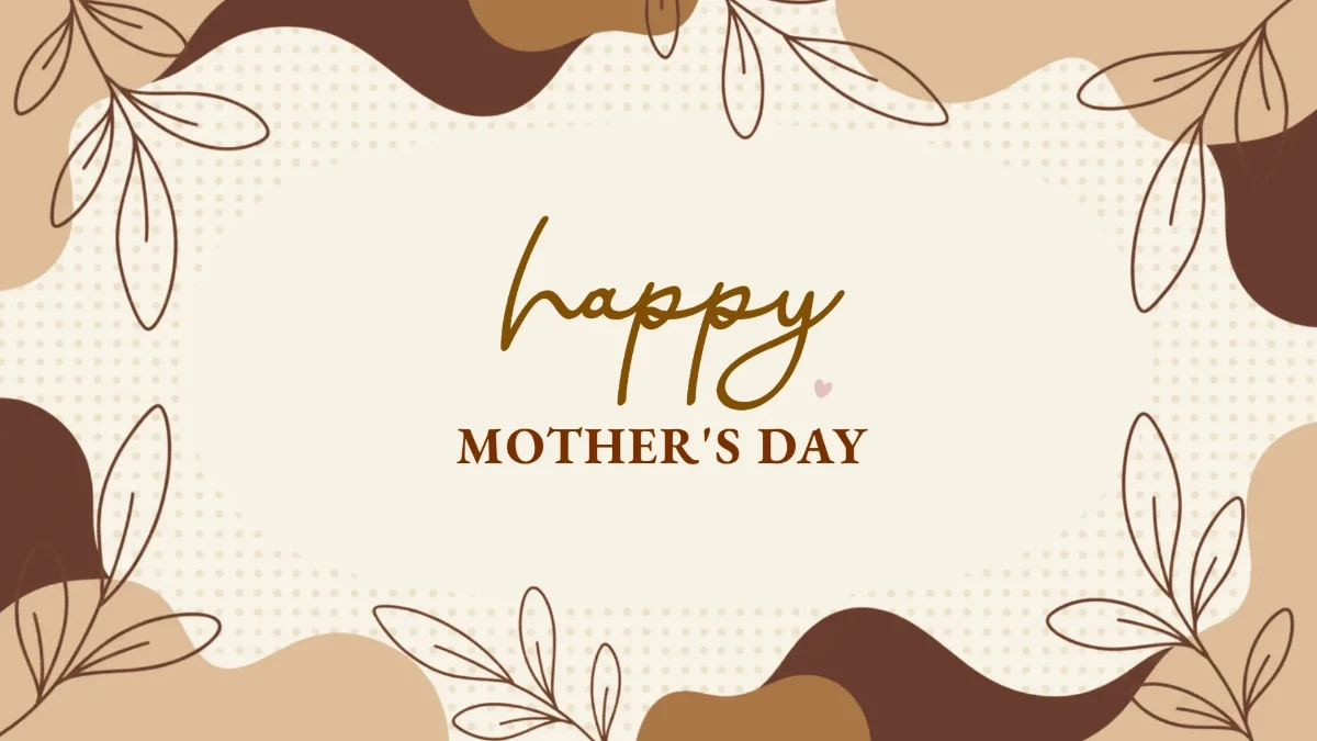 Free Aesthetic Neutral Mother’s Day Background Template to Edit Online