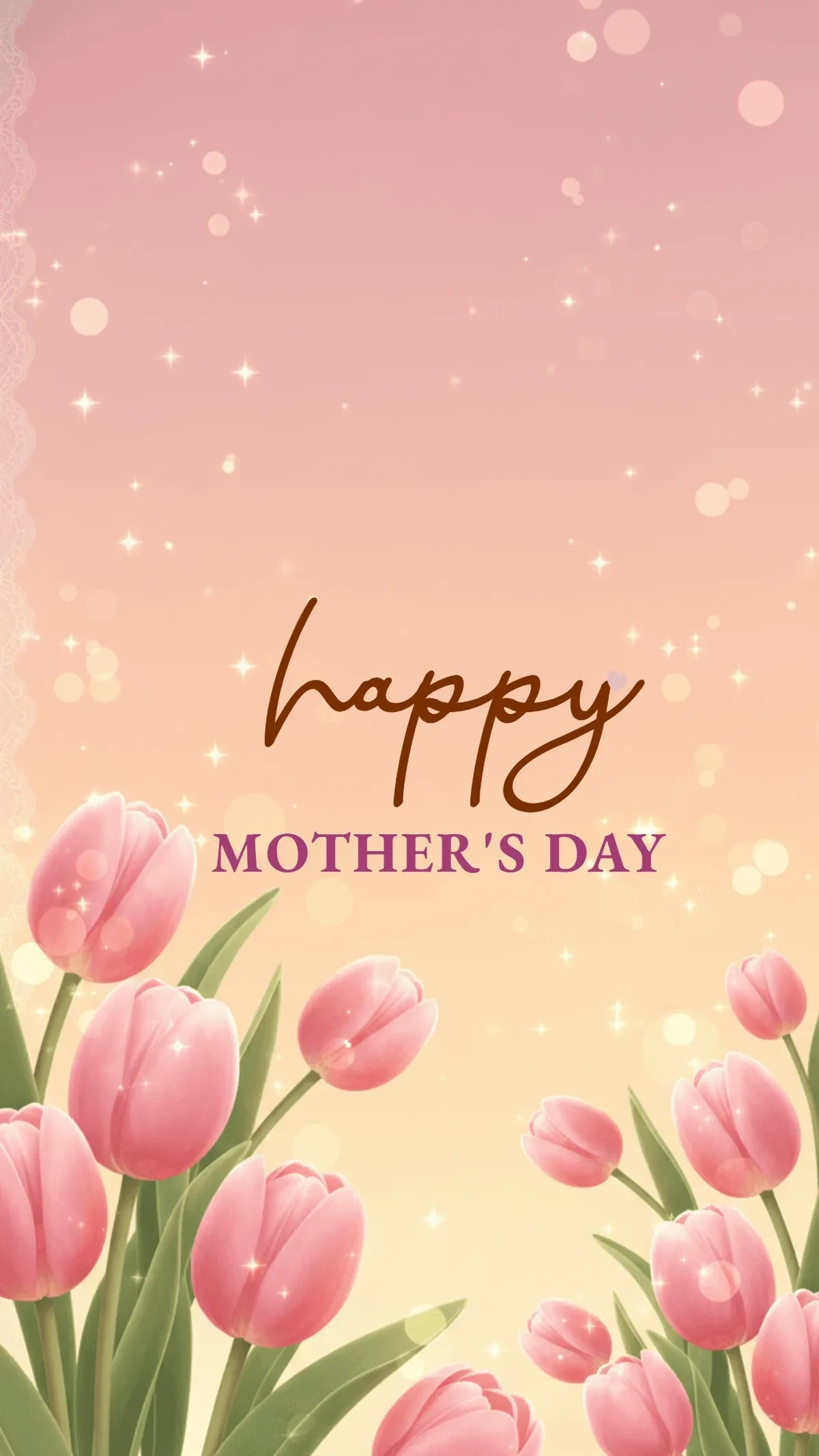 Free Elegant Frame Mother’s Day Background Template to Edit Online
