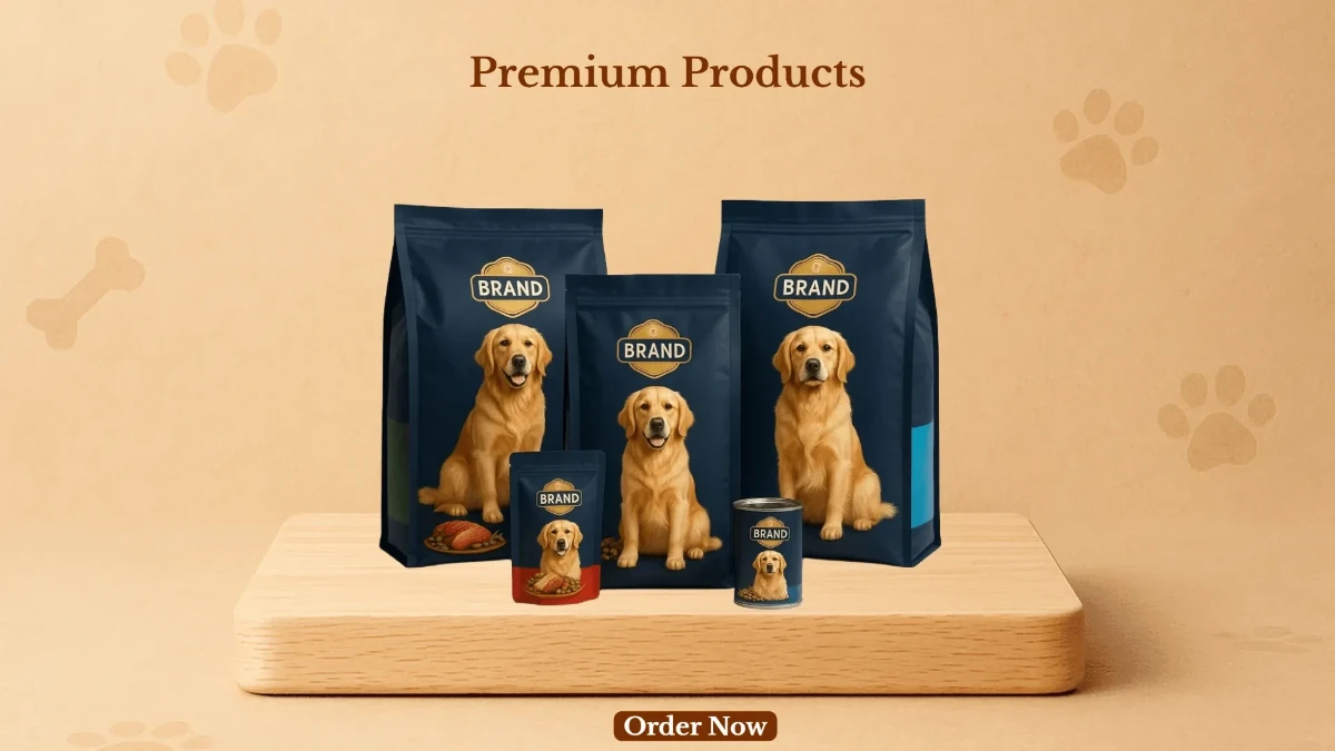 Free Dog Pet Product Background Template to Edit Online