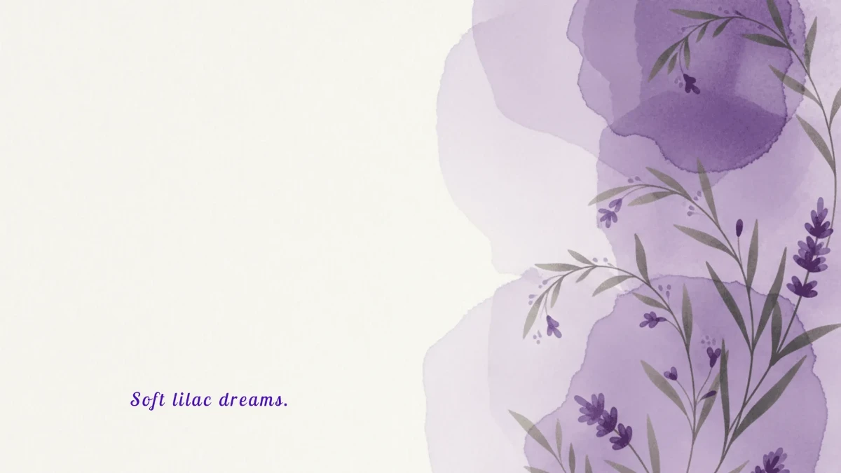 Free Light Purple Aesthetic Background Template to Edit Online