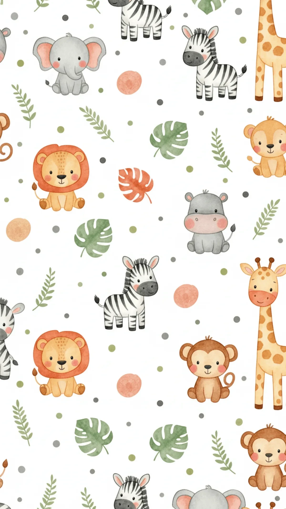 Free Cute Animal Pattern Background Template to Edit Online Free Cute Animal Pattern Background Template to Edit Online