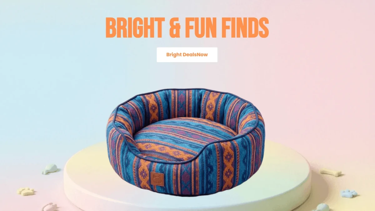 Free Colorful Pet Product Background Template to Edit Online