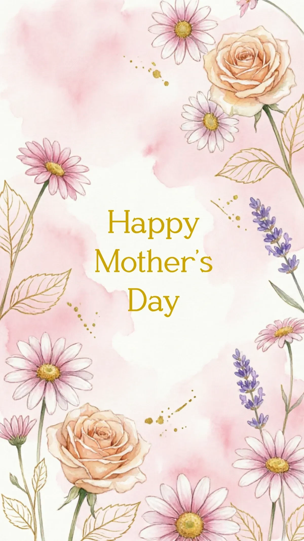 Free Modern Elegant Mother’s Day Background Template to Edit Online