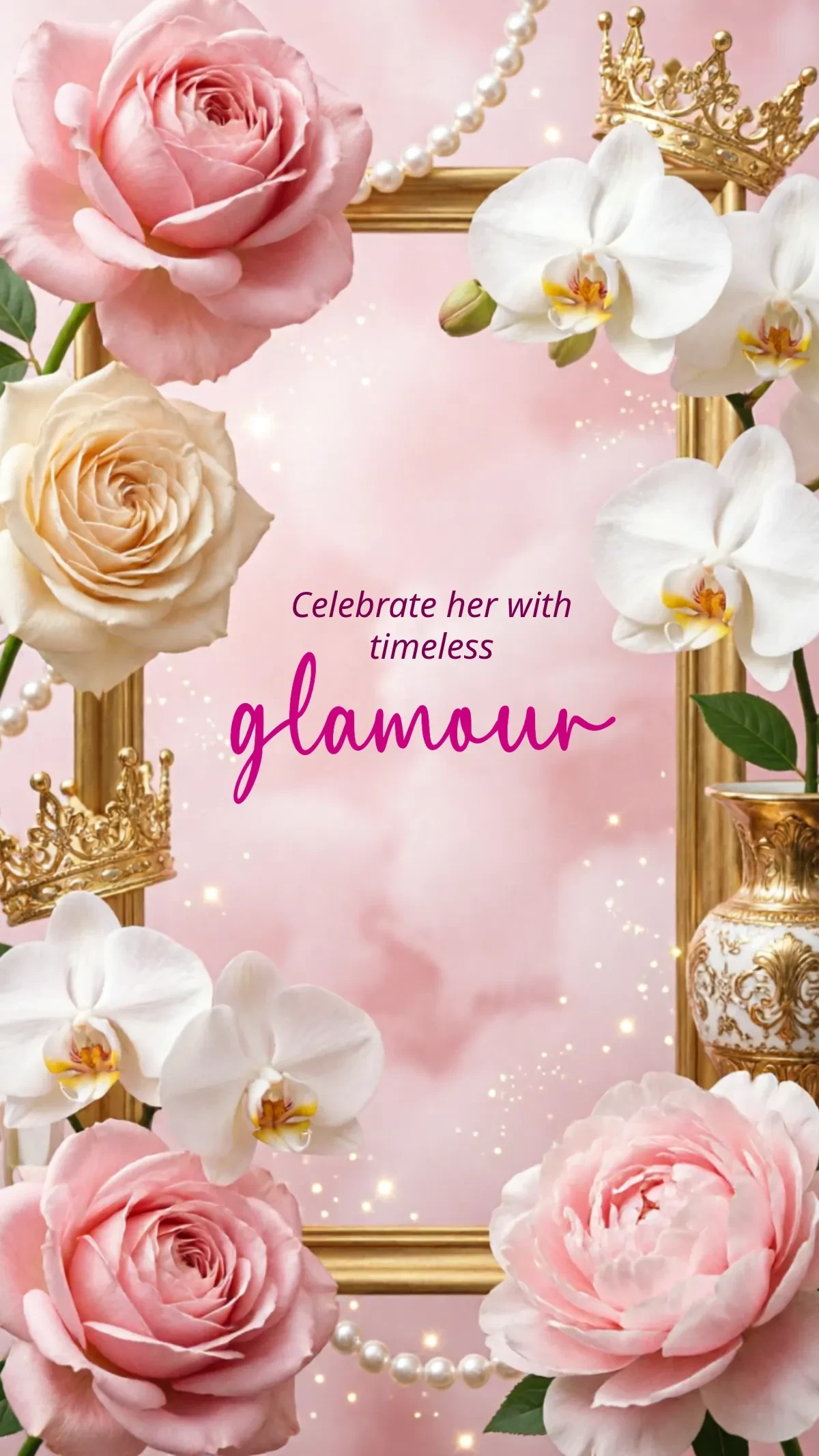 Free Glamorous Mother’s Day Background Template to Edit Online