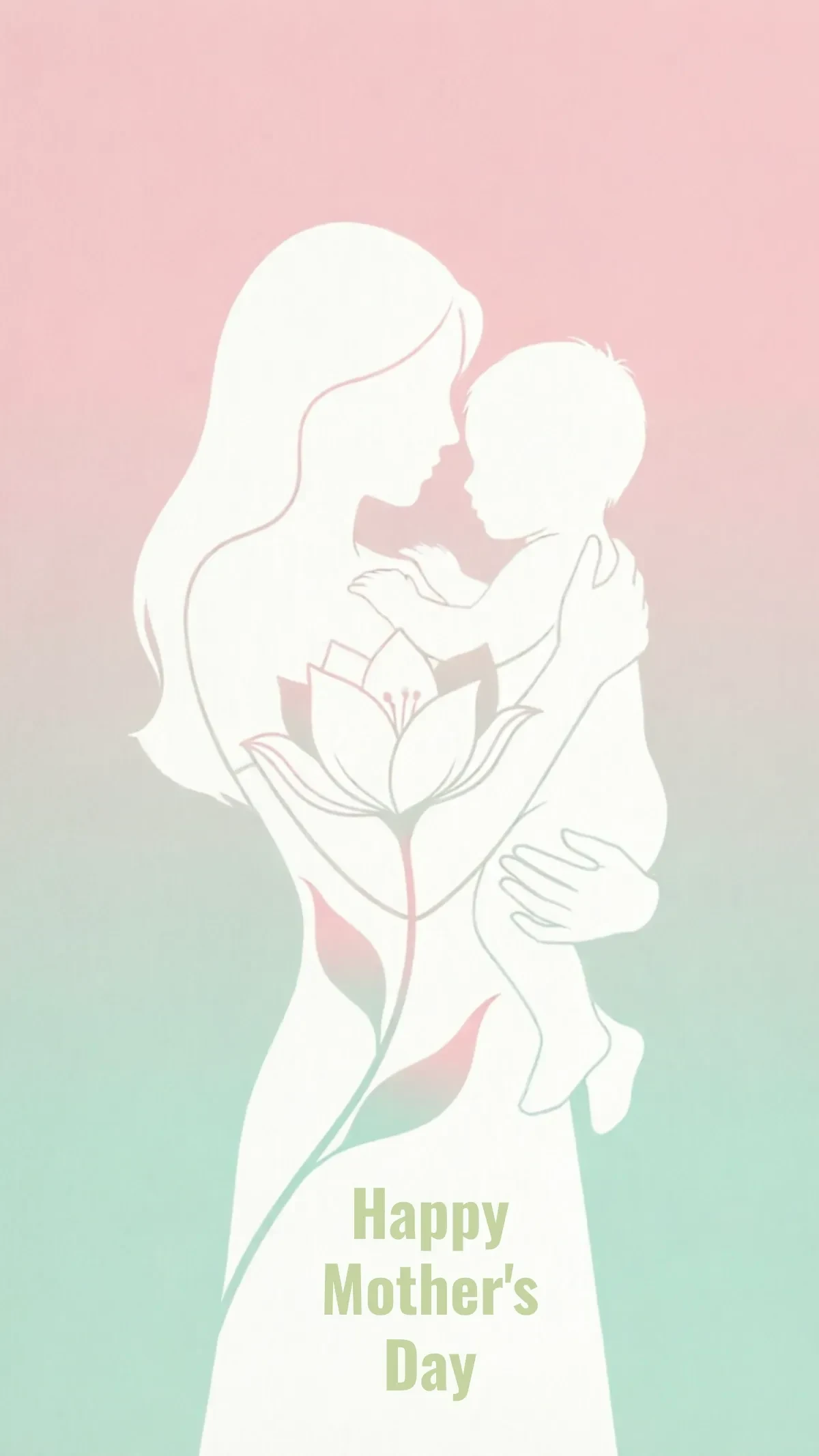 Free Minimalist Mother’s Day Background Template to Edit Online