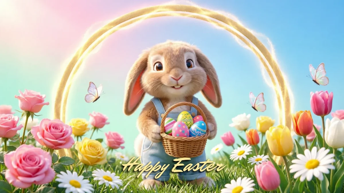 Free Colorful Easter Background Template to Edit Online