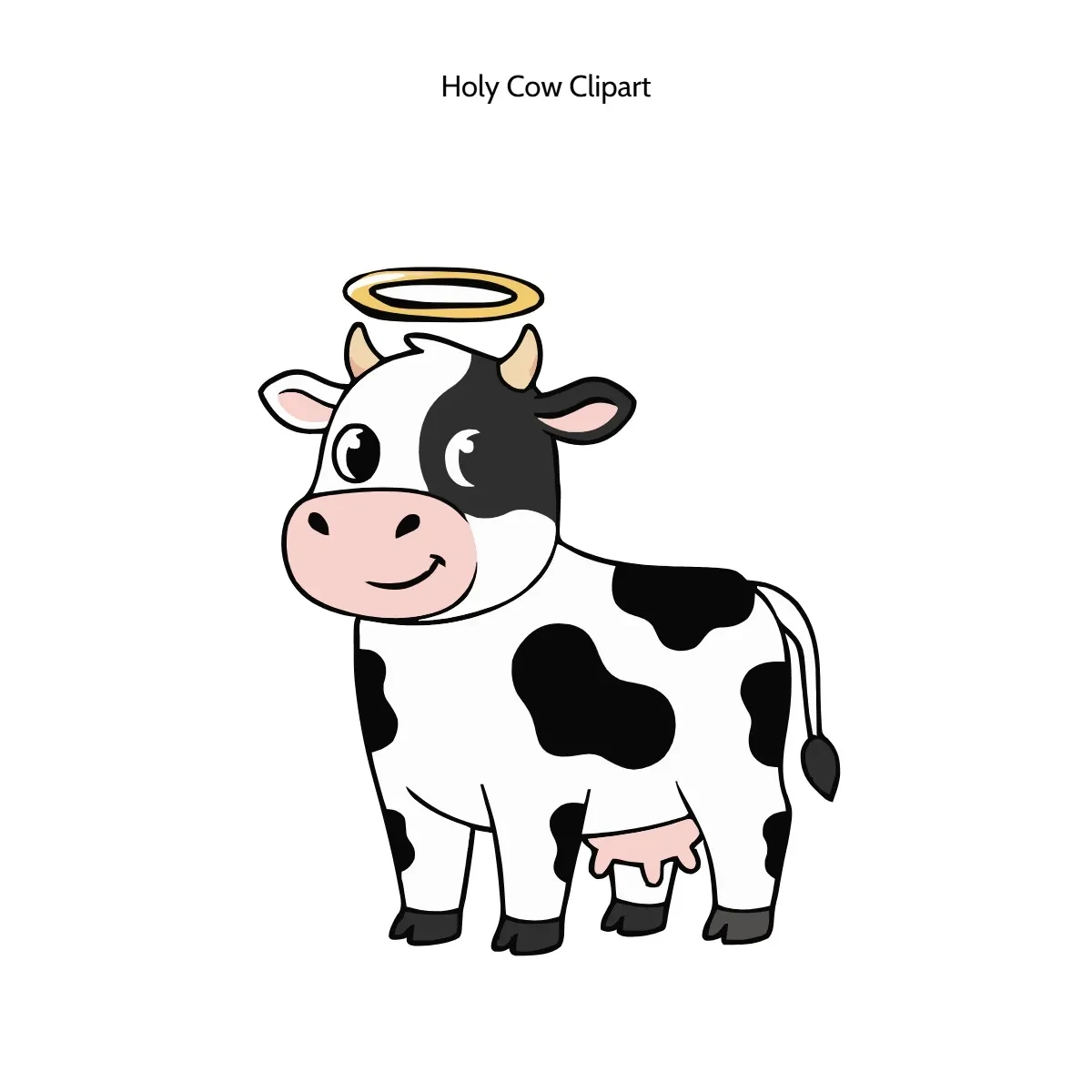 Free Holy Cow Vector Clipart (PNG, SVG) to Edit Online