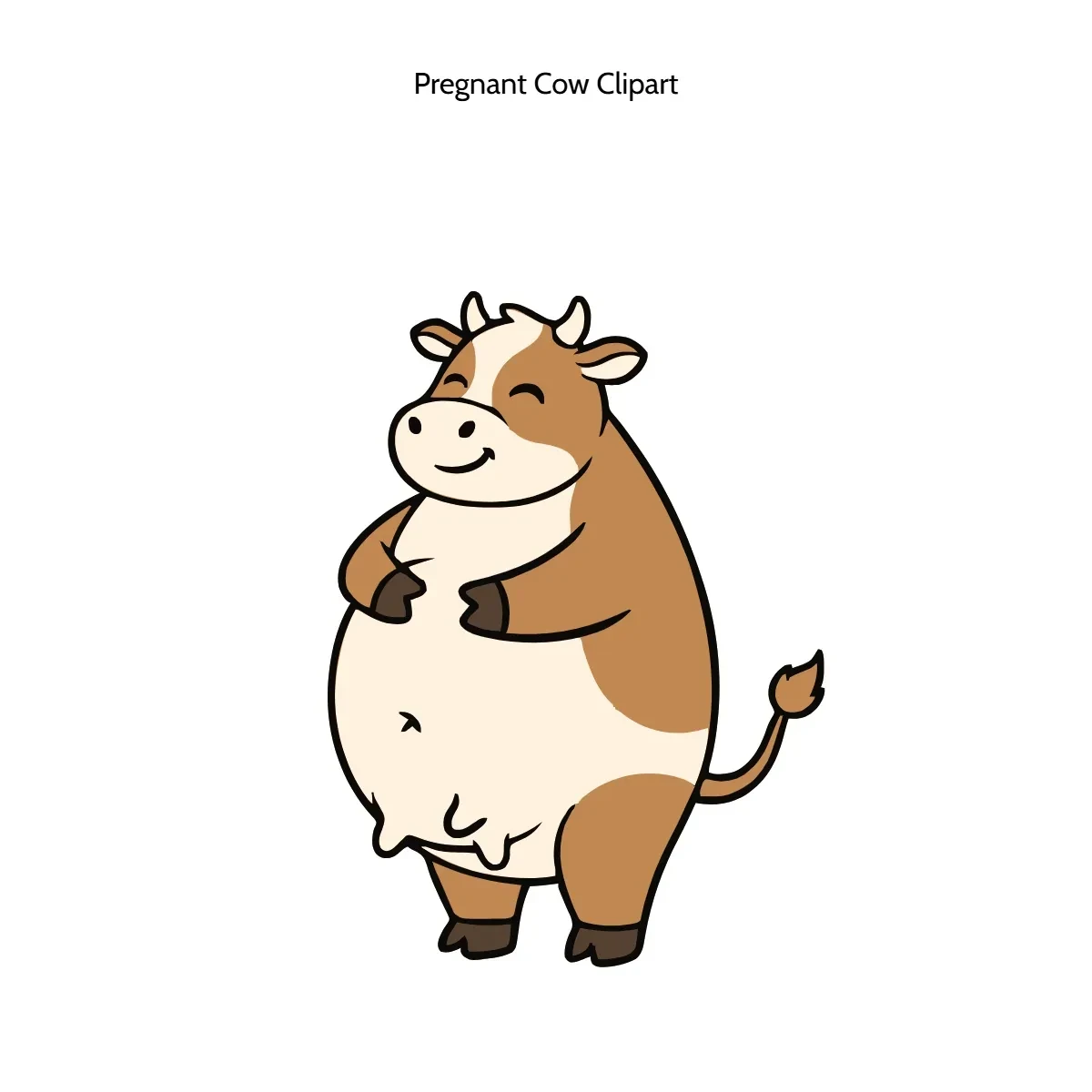 Free Pregnant Cow Clipart Template to Edit Online Free Pregnant Cow Clipart Template to Edit Online