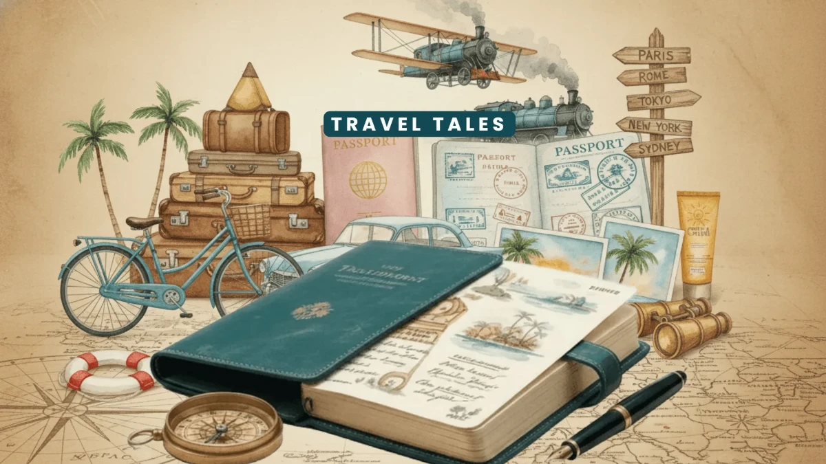 Free Aesthetic Travel Lifestyle Background Template to Edit Online