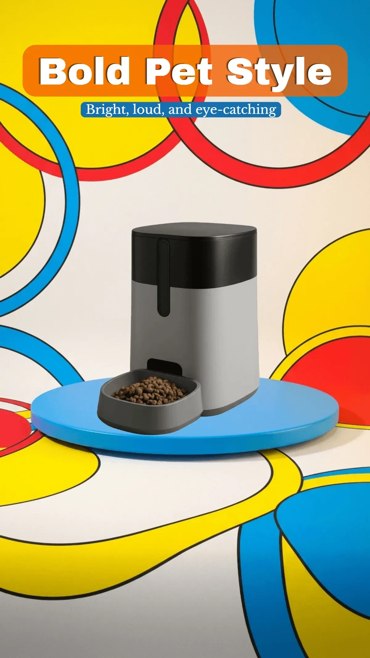 Free Pop Art Pet Product Background Template to Edit Online