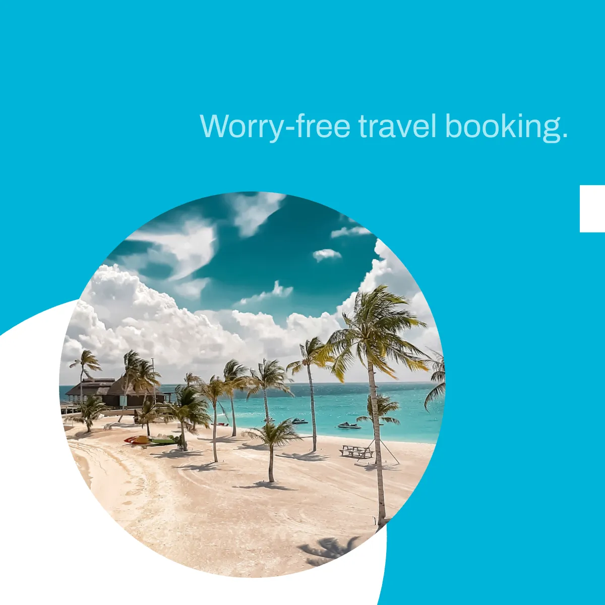Free Travel Agency Facebook Carousel Ad Template to Edit Online