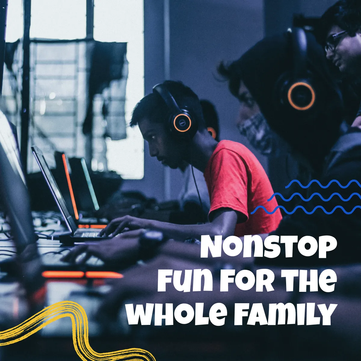 Free Gaming Facebook Carousel Ad Template to Edit Online