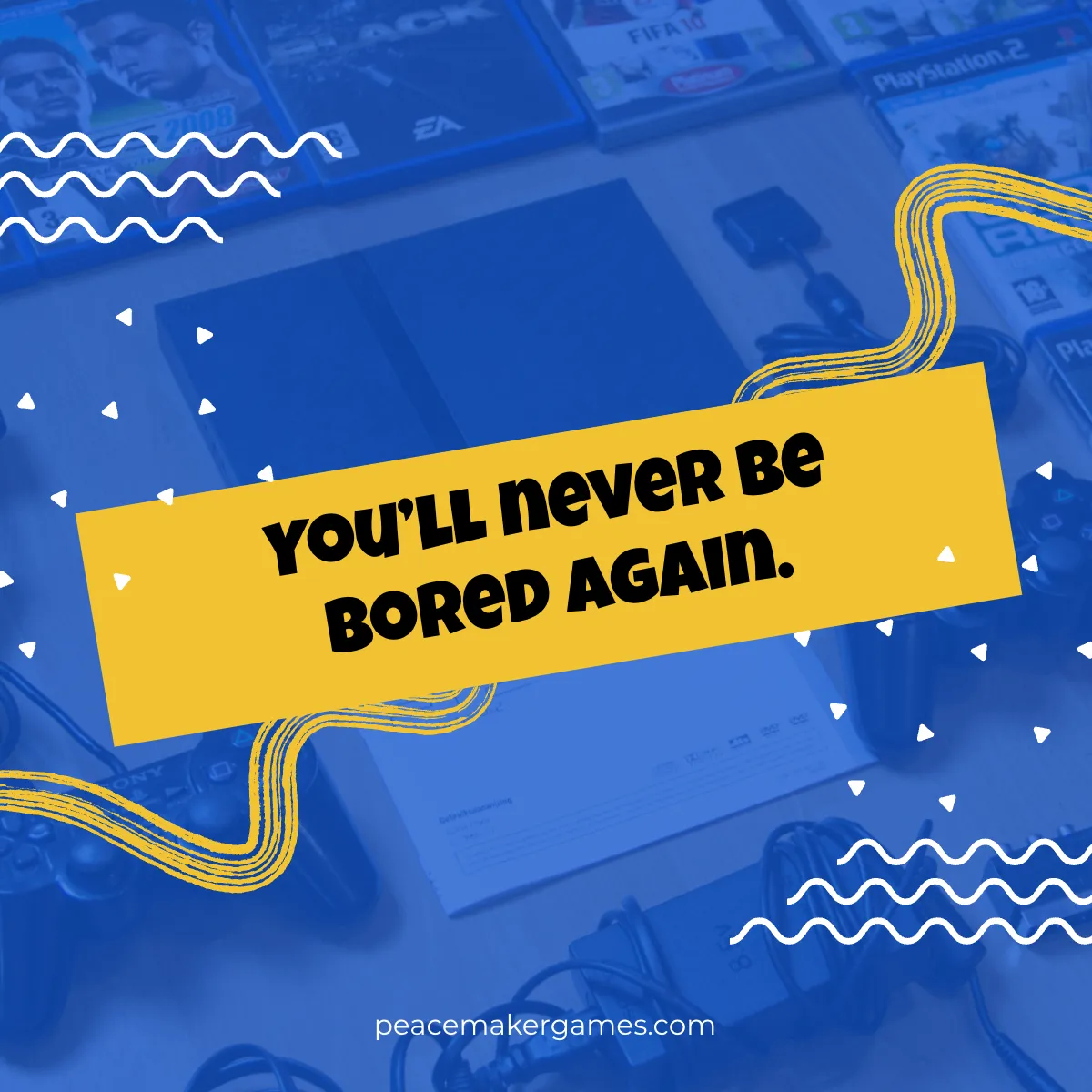 Free Gaming Facebook Carousel Ad Template to Edit Online