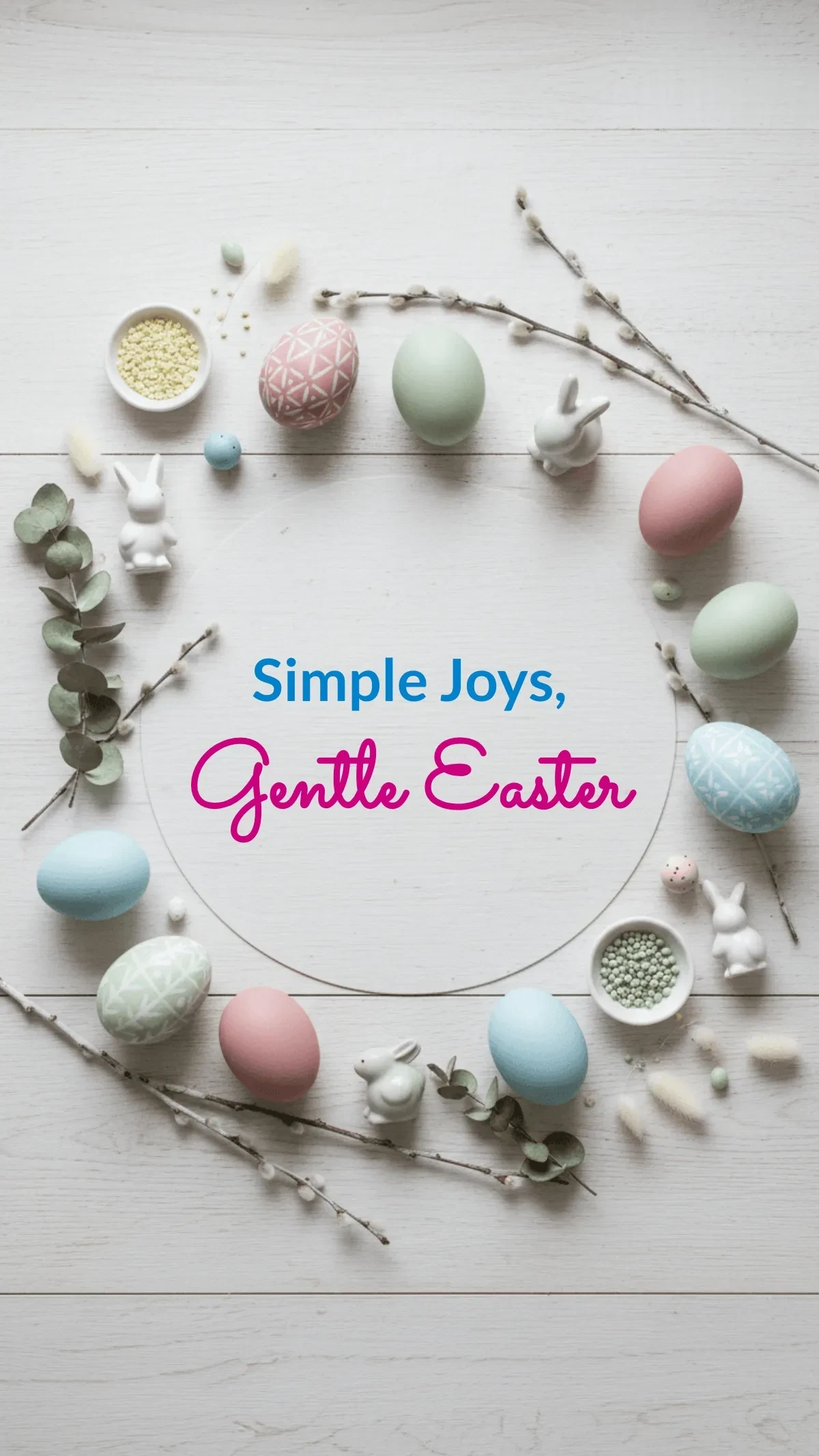 Free Scandinavian Easter Background Template to Edit Online