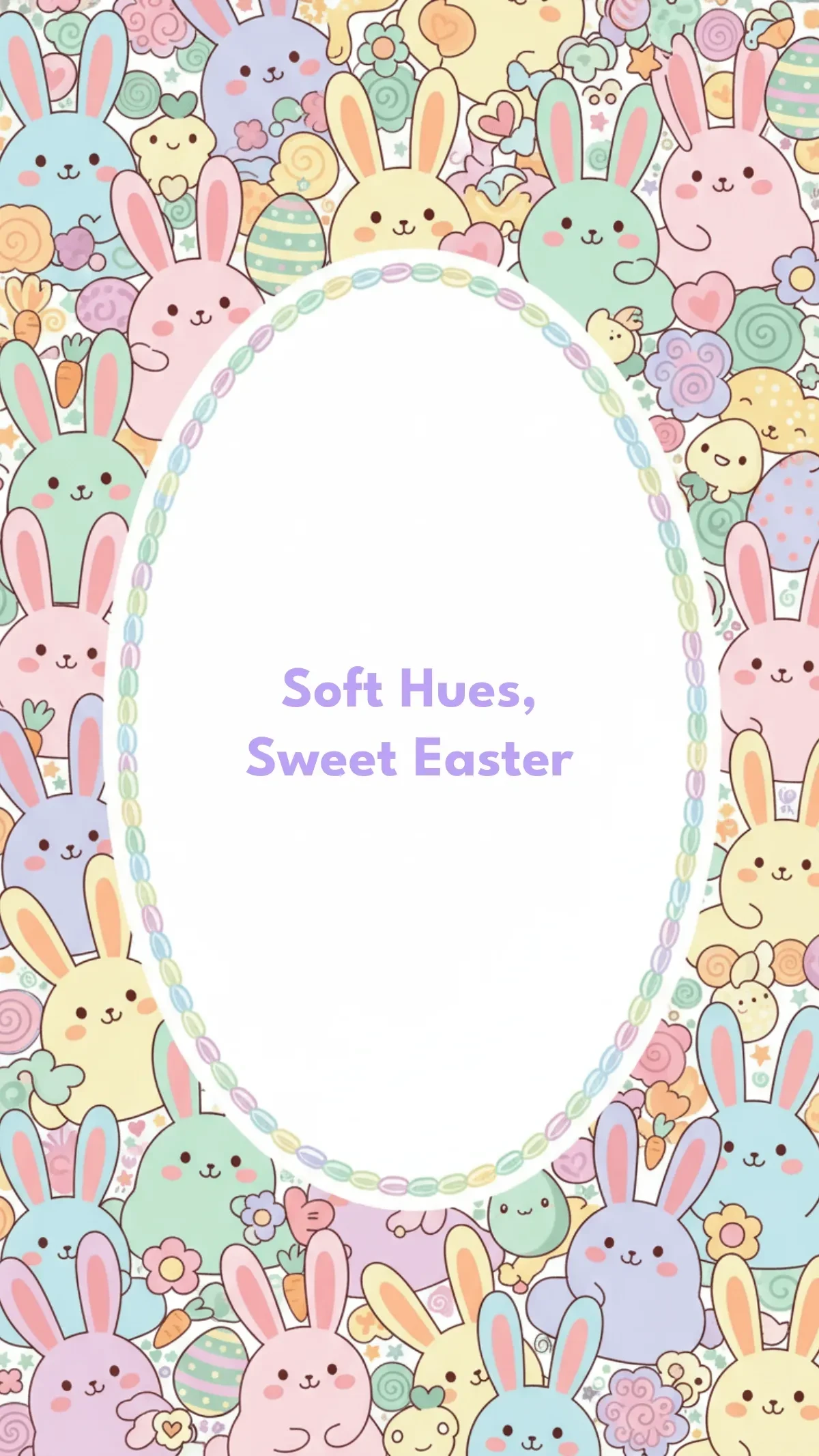 Free Soft Color Easter Background Template to Edit Online