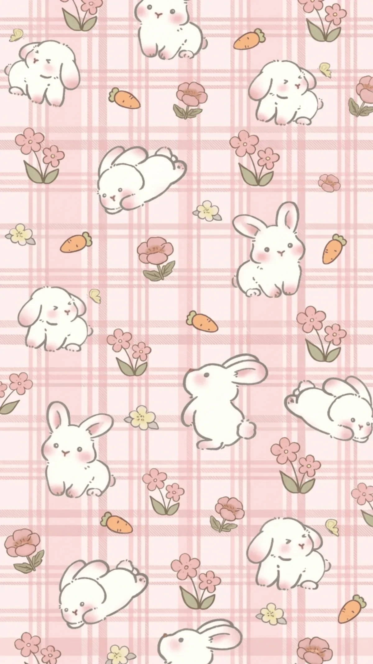 Free Cute Bunny Pattern Wallpaper Template to Edit Online Free Cute Bunny Pattern Wallpaper Template to Edit Online