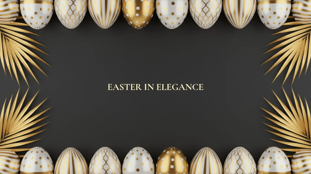 Free Luxury Easter Background Template to Edit Online