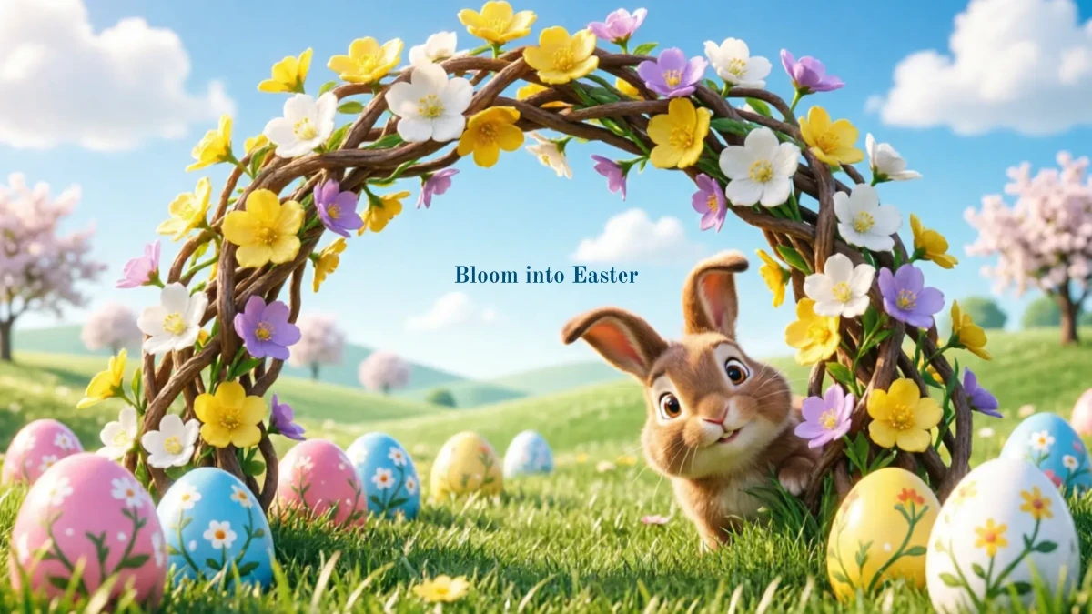 Free Nature Inspired Easter Background Template to Edit Online