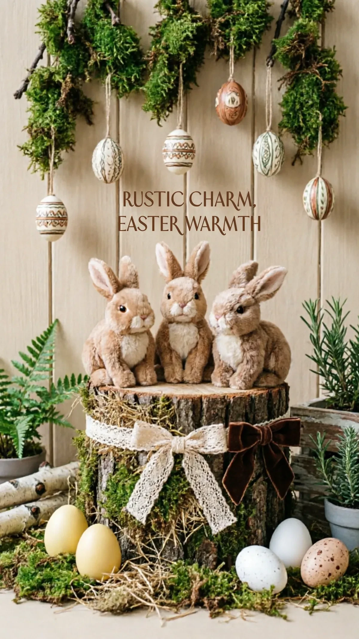 Free Rustic Easter Background Template to Edit Online