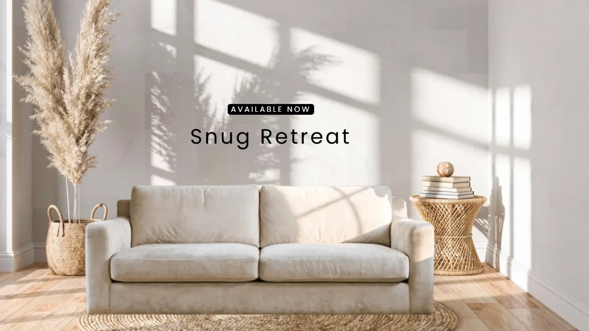 Free Cozy Corner Home Decor Background Template to Edit Online