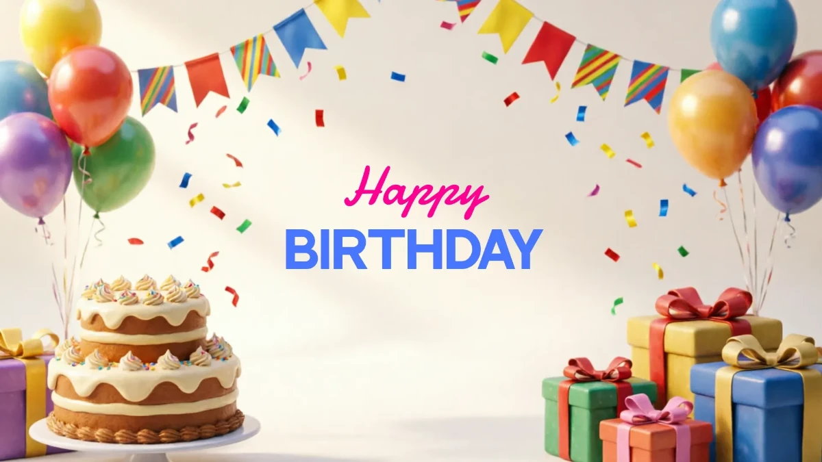 Free Birthday Background Template to Edit Online