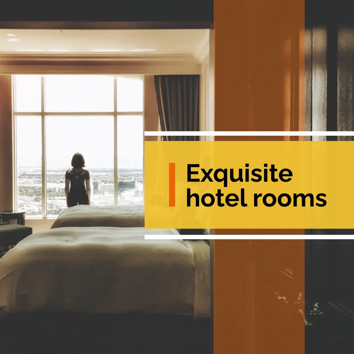 Free Hotel Facebook Carousel Ad Template to Edit Online