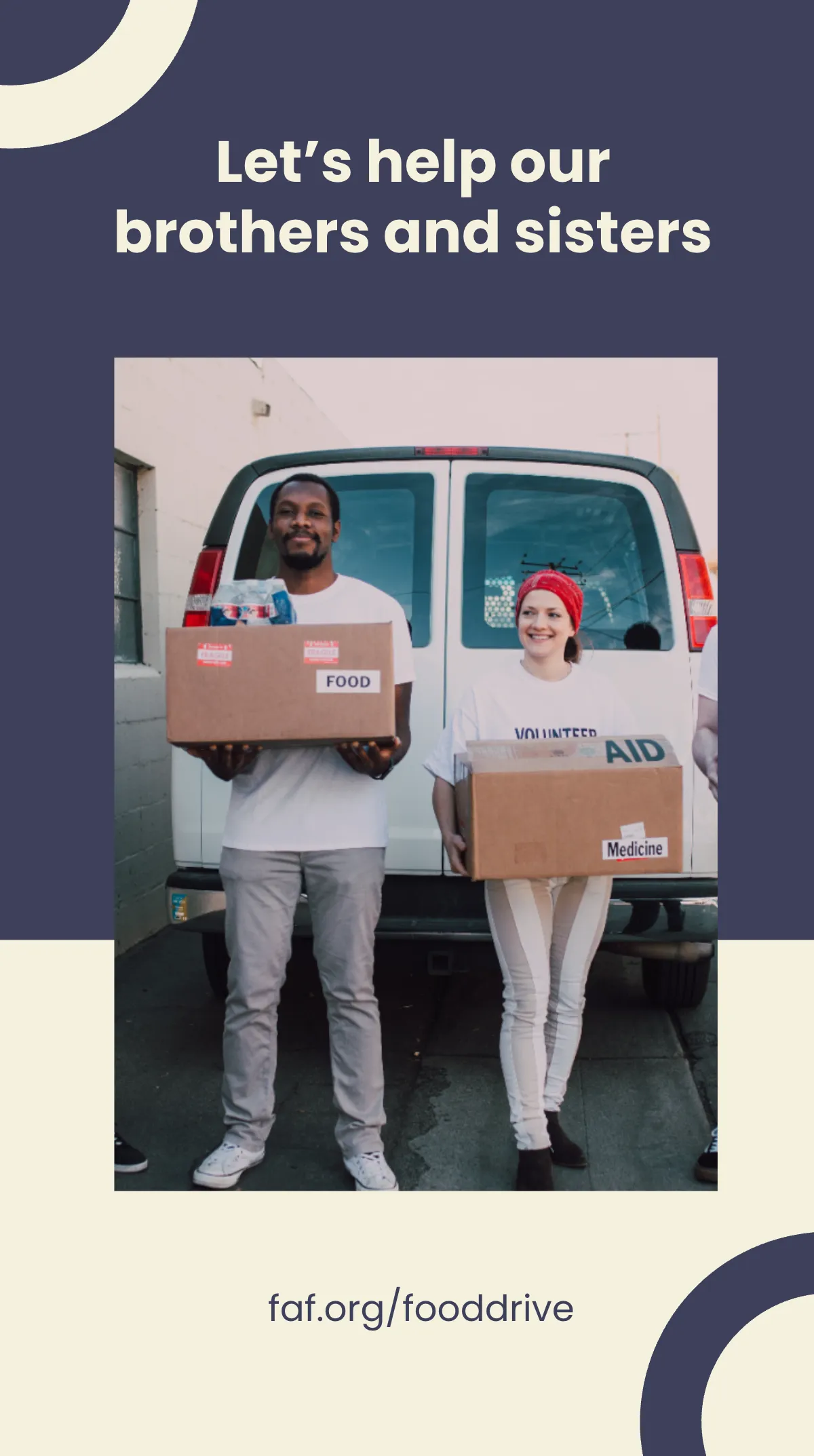 Free Charity Food Drive Instagram Story Template to Edit Online