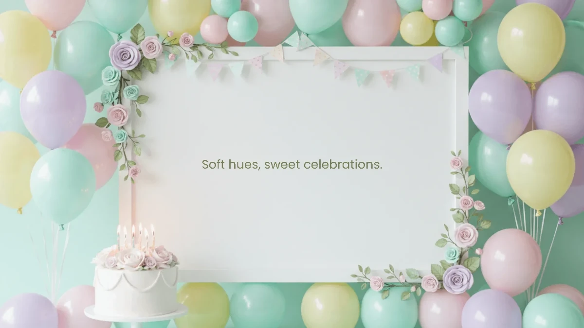 Free Pastel Birthday Background Template to Edit Online