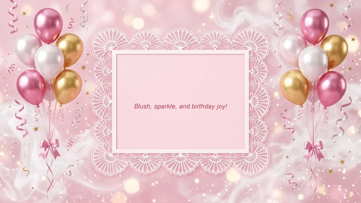 Free Pink Birthday Background Template to Edit Online