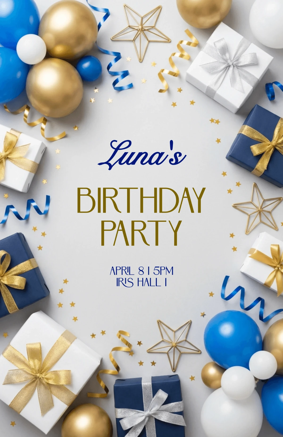 Free Birthday Poster Background Template to Edit Online