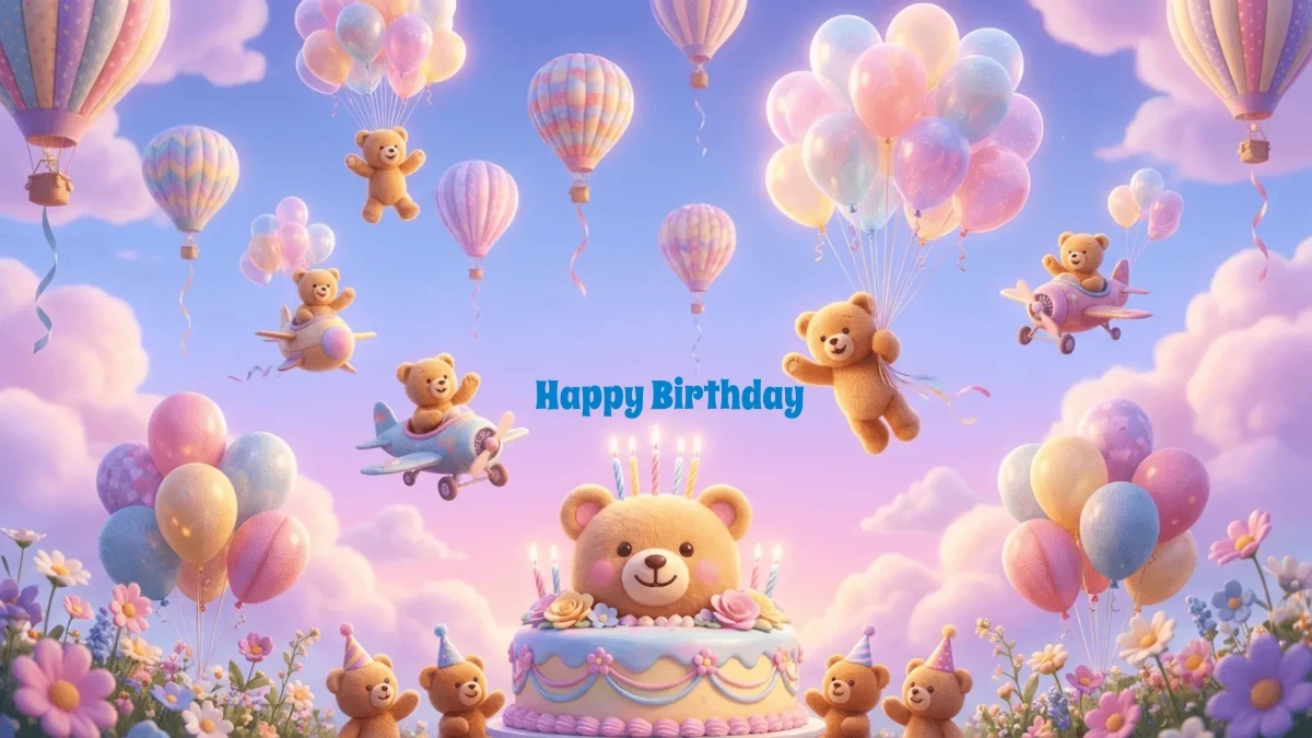 Free Kids Birthday Background Template to Edit Online