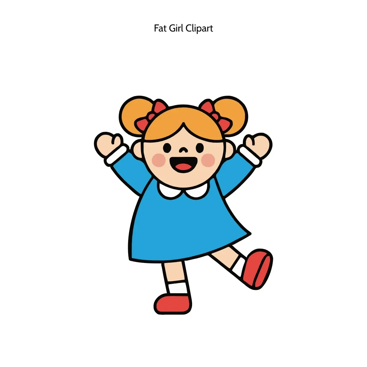 Free Fat Girl Vector Clipart (PNG, SVG) to Edit Online