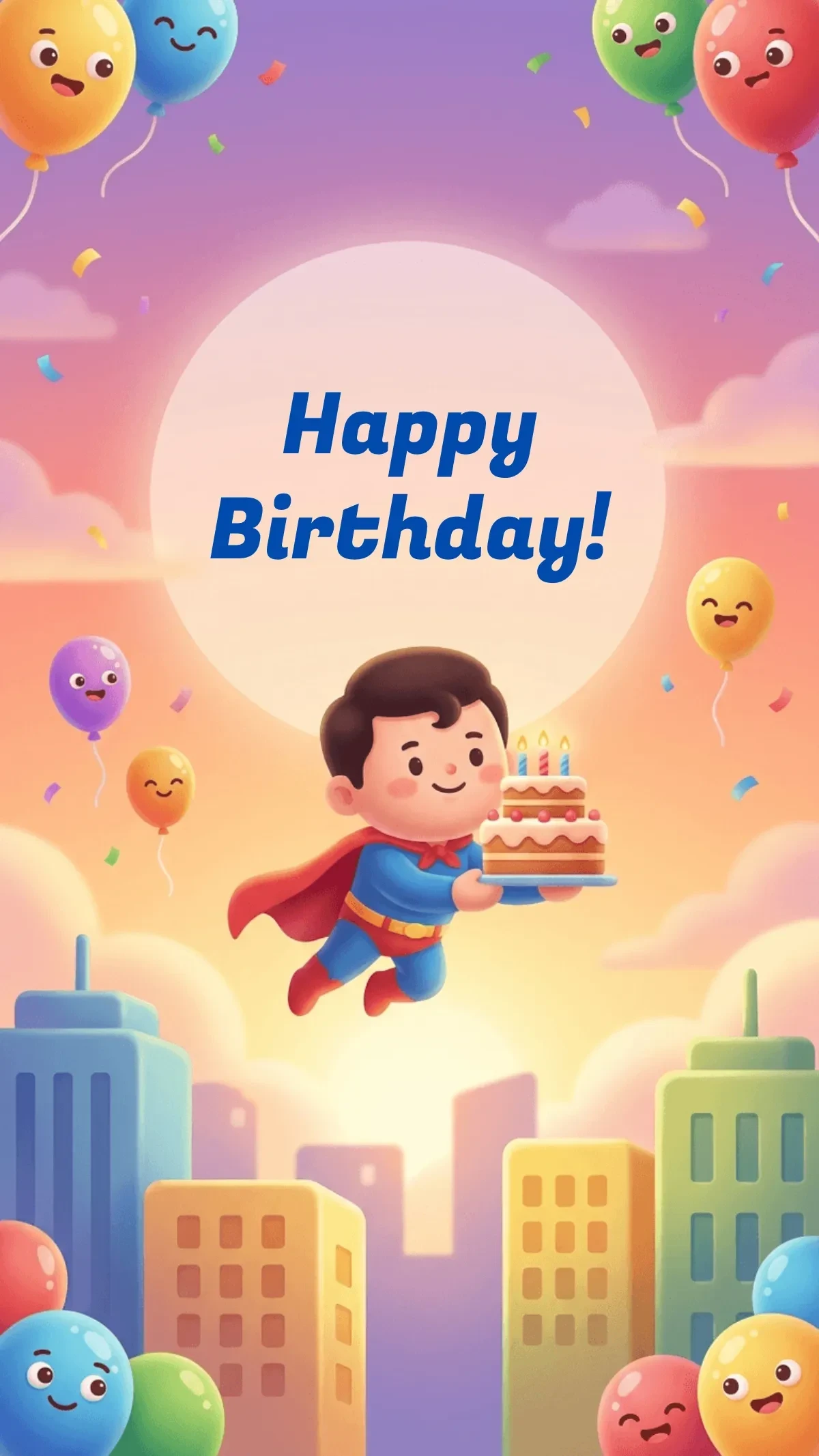 Free Superhero Birthday Background Template to Edit Online Free Superhero Birthday Background Template to Edit Online