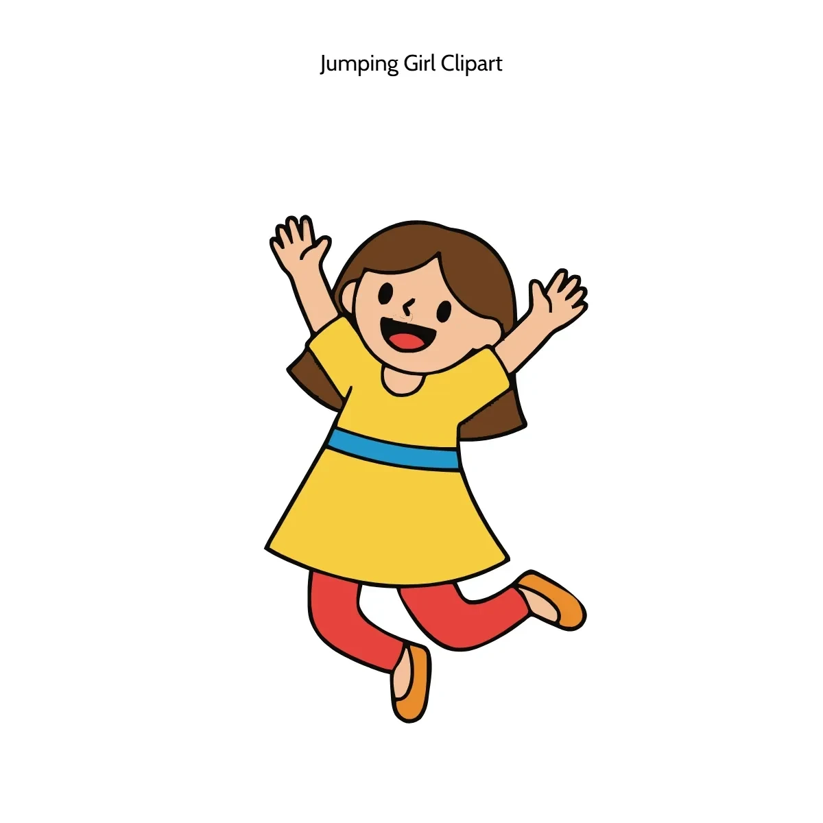 Free Jumping Girl Clipart Template to Edit Online Free Jumping Girl Clipart Template to Edit Online
