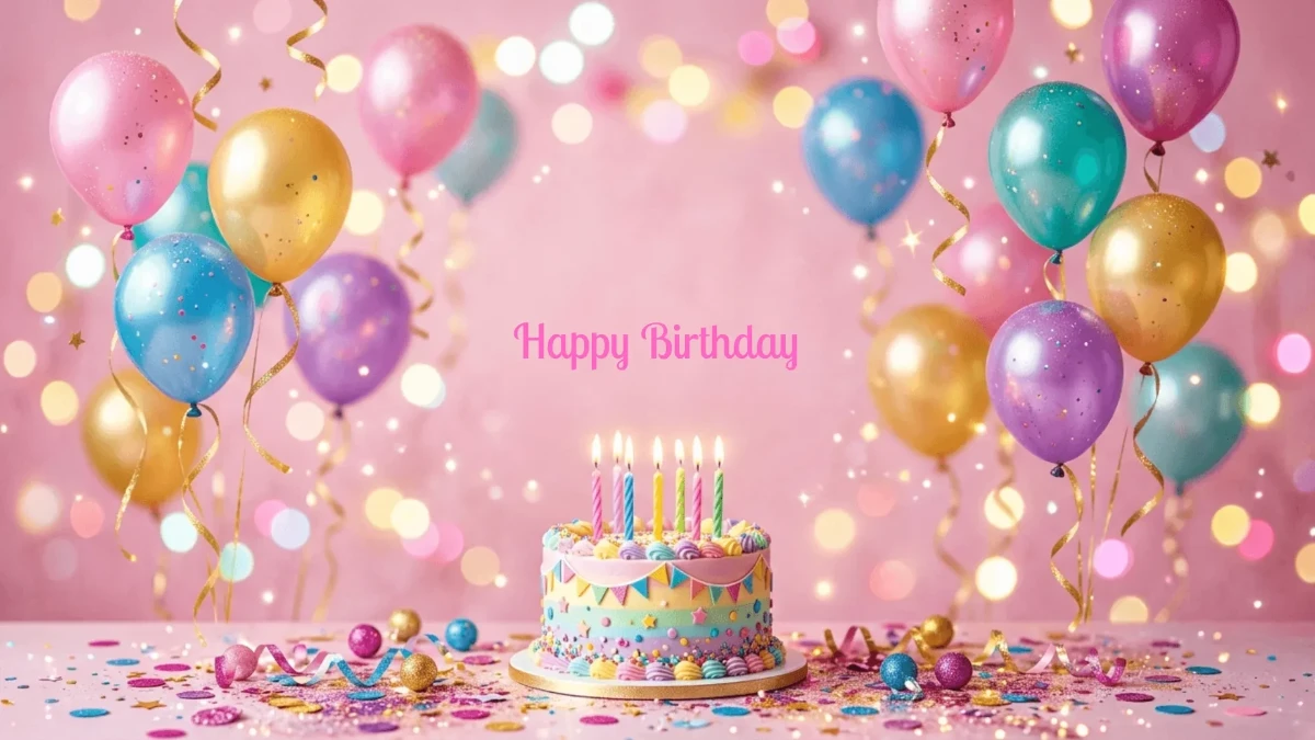 Colorful Birthday Background Template to Download