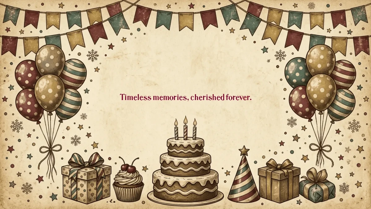 Free Vintage Birthday Background Template to Edit Online